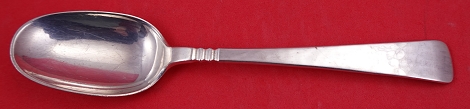 Dessert Spoon/ Place Soup Spoon hand-hammered 6 5/8